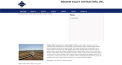 Desktop Screenshot of meadowvalley.com